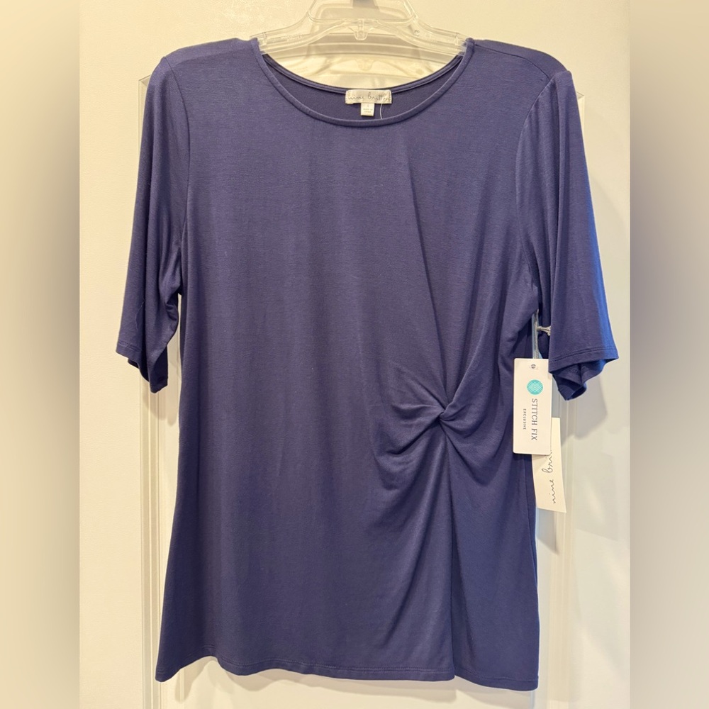 Nine Britton Elbow Sleeve Knit Top